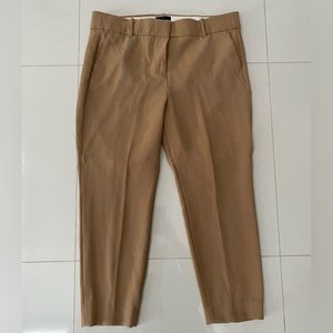 Lightly-worn J. Crew Cameron Straight Leg Pant in Heather Saddle